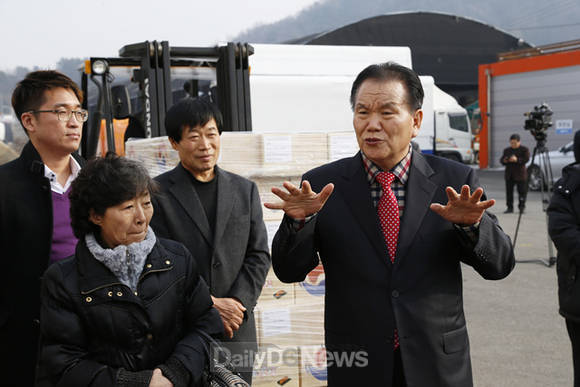 상주곶감 미국 첫 수출 선적식 곶감유통센터